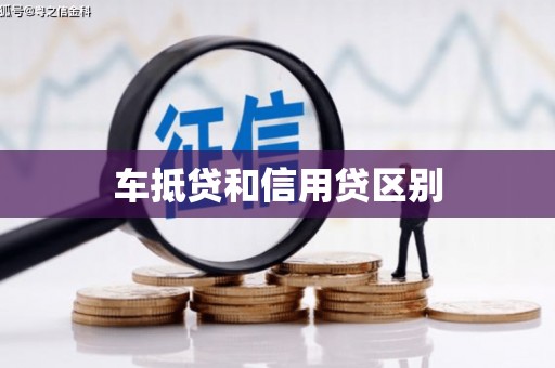 金普新区车抵贷和信用贷区别