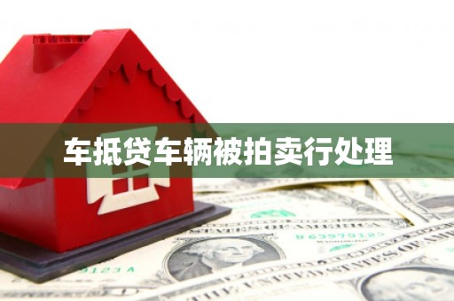 灵寿车抵贷车辆被拍卖行处理