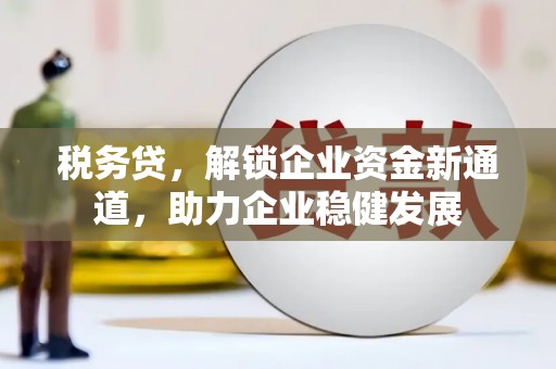 海淀税务贷，解锁企业资金新通道，助力企业稳健发展