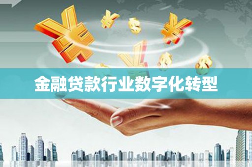 原州金融贷款行业数字化转型