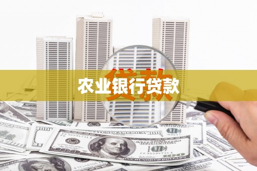观音农业银行贷款