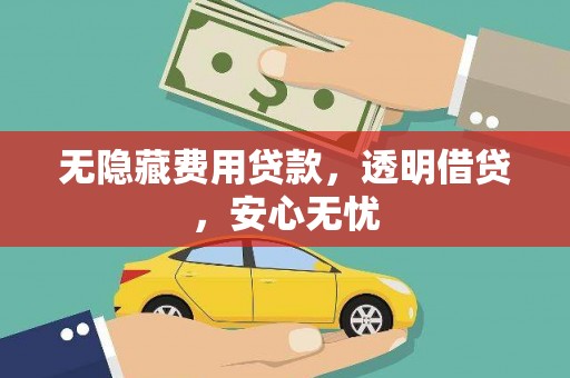 龙陵无隐藏费用贷款，透明借贷，安心无忧