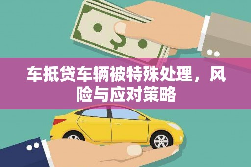 宁洱车抵贷车辆被特殊处理，风险与应对策略
