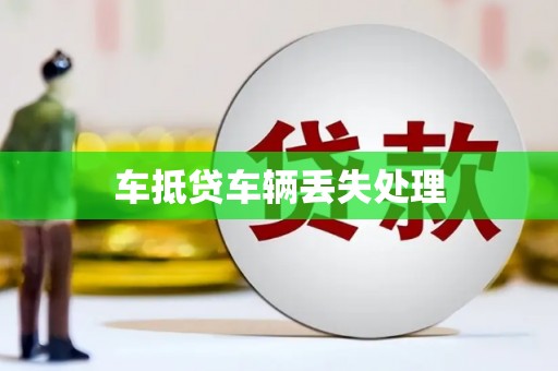 武山车抵贷车辆丢失处理