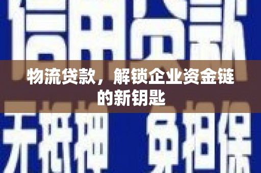 阿拉山口物流贷款，解锁企业资金链的新钥匙