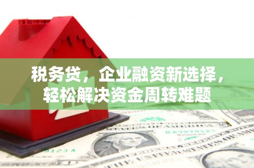 石门税务贷，企业融资新选择，轻松解决资金周转难题