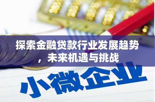 昌邑探索金融贷款行业发展趋势，未来机遇与挑战
