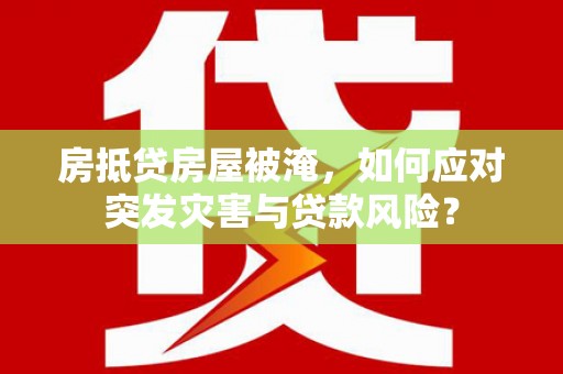 三沙房抵贷房屋被淹，如何应对突发灾害与贷款风险？