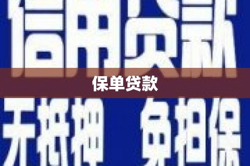汝南保单贷款