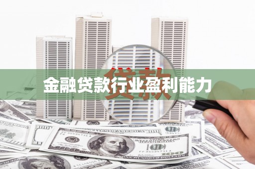 北川金融贷款行业盈利能力