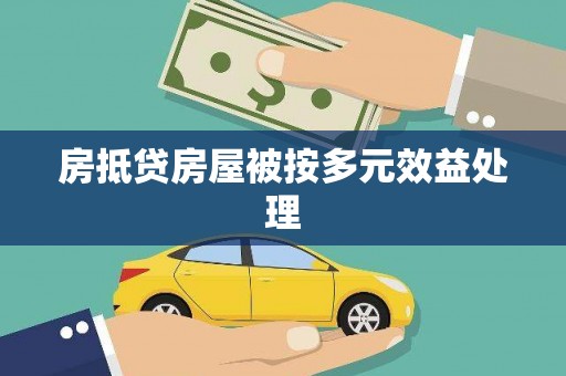 琼结房抵贷房屋被按多元效益处理