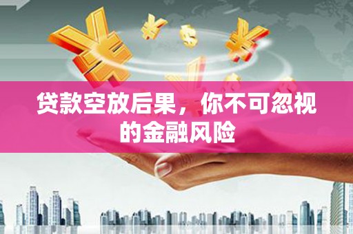 阜阳贷款空放后果，你不可忽视的金融风险