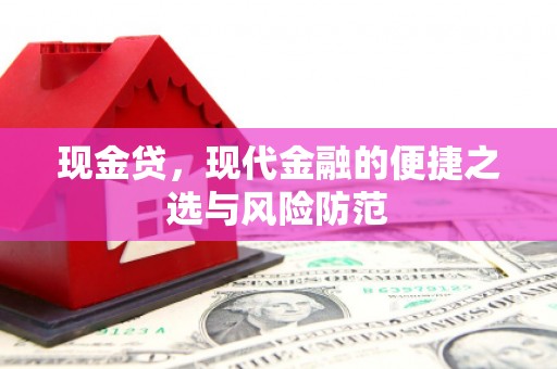 武胜现金贷，现代金融的便捷之选与风险防范