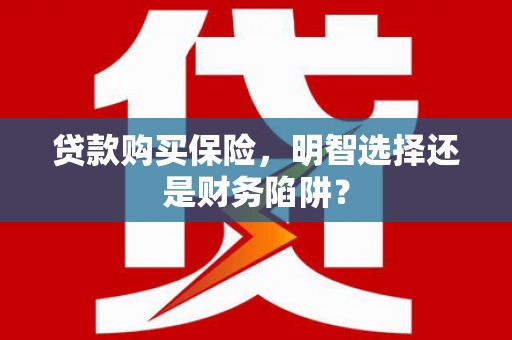 新平贷款购买保险，明智选择还是财务陷阱？