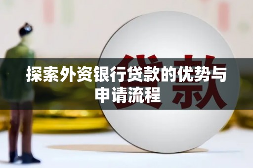 阜阳探索外资银行贷款的优势与申请流程