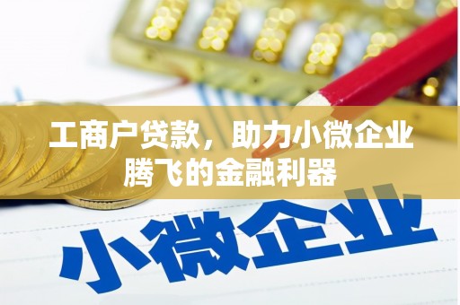 徽县工商户贷款，助力小微企业腾飞的金融利器