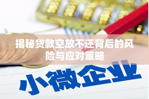 即墨揭秘贷款空放不还背后的风险与应对策略