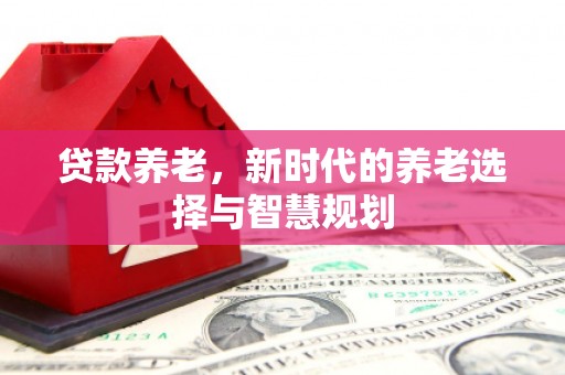 双湖贷款养老，新时代的养老选择与智慧规划