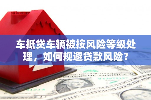 玛多车抵贷车辆被按风险等级处理，如何规避贷款风险？