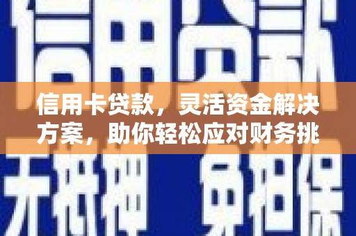 灵山信用卡贷款，灵活资金解决方案，助你轻松应对财务挑战