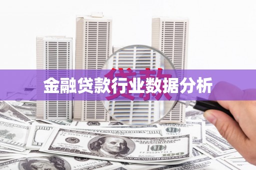 寻乌金融贷款行业数据分析