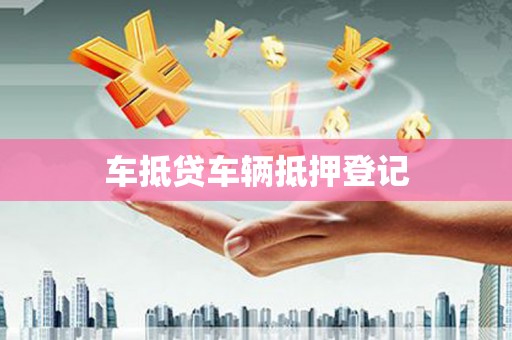 崇安车抵贷车辆抵押登记