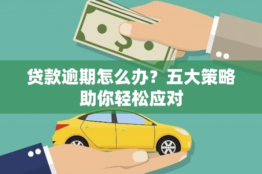 屏南贷款逾期怎么办？五大策略助你轻松应对