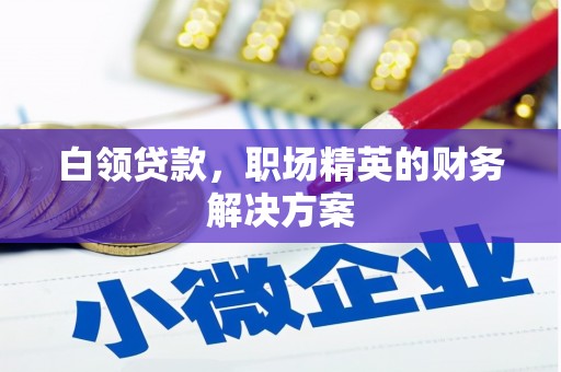 建德白领贷款，职场精英的财务解决方案