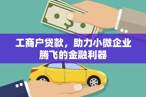 德钦工商户贷款，助力小微企业腾飞的金融利器