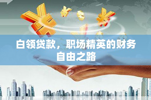 苍梧白领贷款，职场精英的财务自由之路