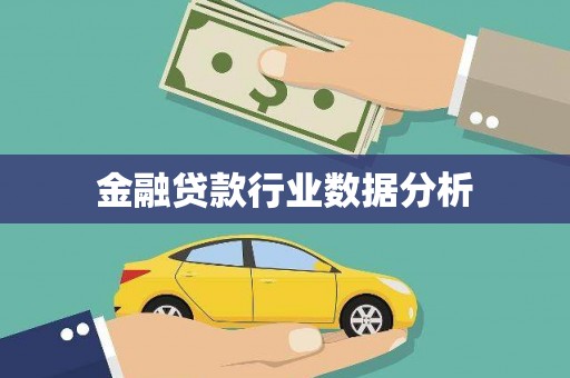 苍梧金融贷款行业数据分析