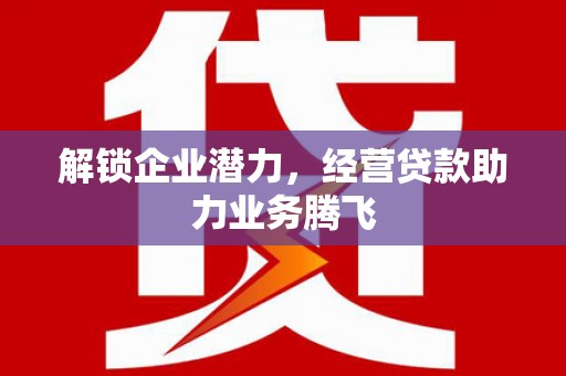 舟山新区解锁企业潜力，经营贷款助力业务腾飞