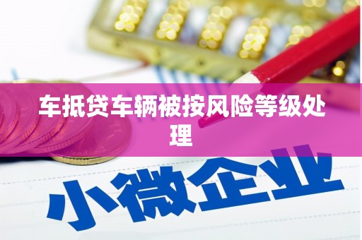 海丰车抵贷车辆被按风险等级处理