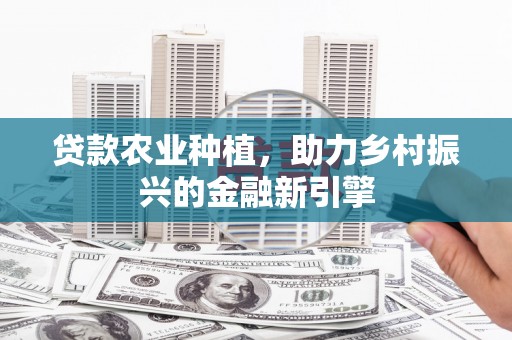 海州贷款农业种植，助力乡村振兴的金融新引擎