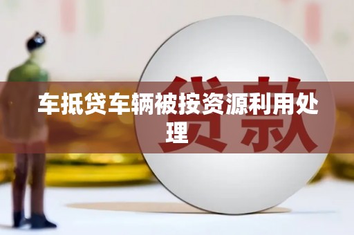 樟树车抵贷车辆被按资源利用处理