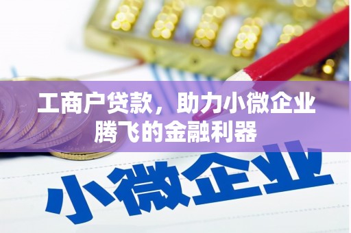 饶平工商户贷款，助力小微企业腾飞的金融利器