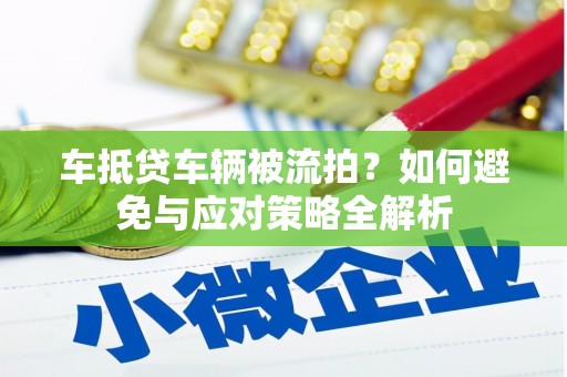 衡阳车抵贷车辆被流拍？如何避免与应对策略全解析