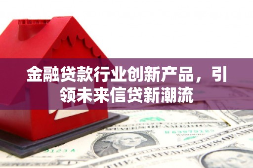 运河金融贷款行业创新产品，引领未来信贷新潮流
