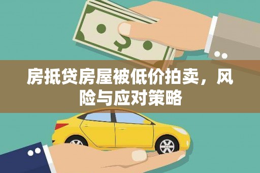 瑞芳房抵贷房屋被低价拍卖，风险与应对策略