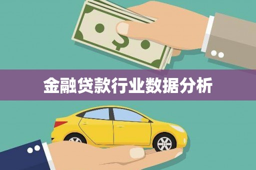 富川金融贷款行业数据分析