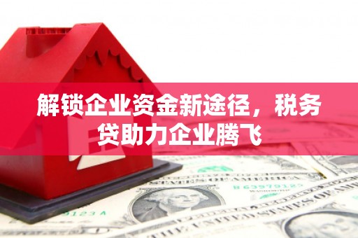 元长解锁企业资金新途径，税务贷助力企业腾飞