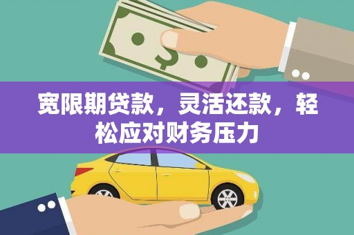 麒麟宽限期贷款，灵活还款，轻松应对财务压力