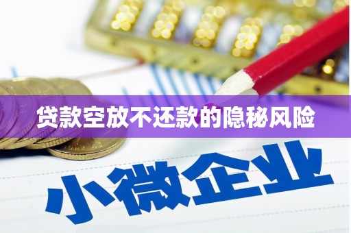 乐清贷款空放不还款的隐秘风险
