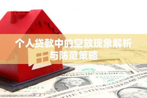 西林个人贷款中的空放现象解析与防范策略